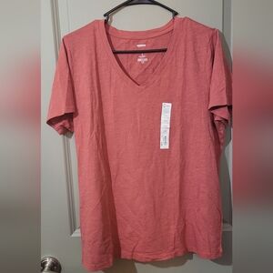 Sonoma Pink Short Sleeve Tee Casual Comfort